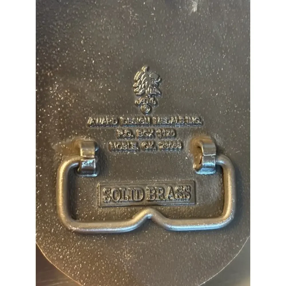 Awards Design Metals‎ Western Trail Ride Solid Brass Belt Buckle